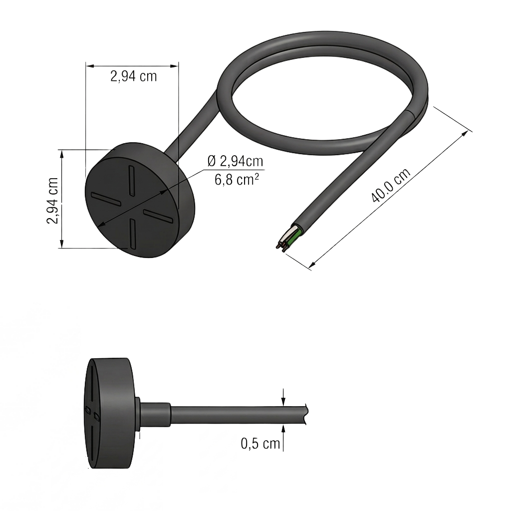 CRE-AKS-204 — Teknik Ölçüler